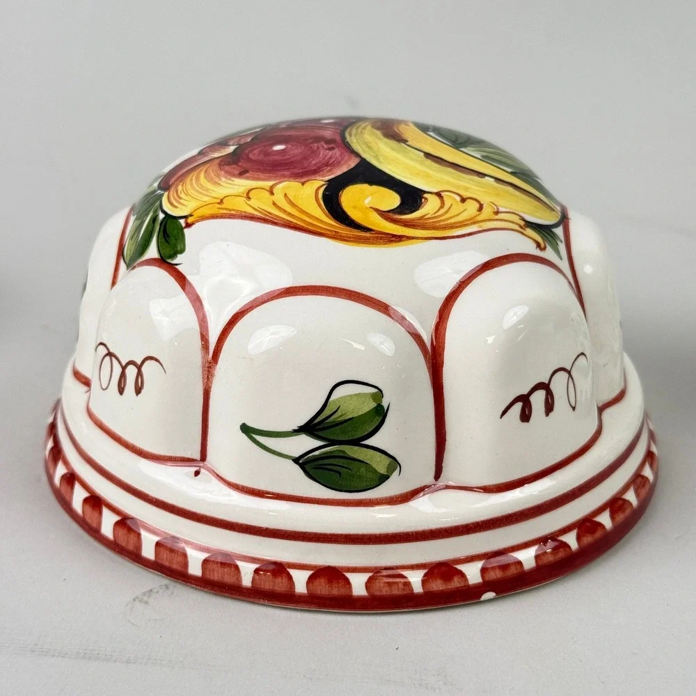 Vintage ABC Bassano Ceramic Hand‎ Painted Molds Wall Hanging Made in Italy